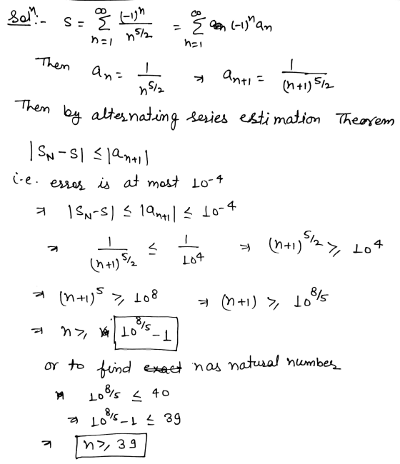 n=1 n/ hal 5572 sete s 2 en het m-Man 1. Then an anti- intijska Them by alternating series estimation Theorem I sw-s1 slanell