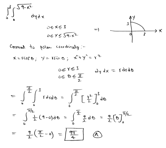 92 었 Crex 3 DCX3 다. 9X 3 Ocy Sa-x2 Convert to polen coordinaty :- X ETCCSS, Y = sino; rty = 2 Dere3 야 고 dy dx =rardo 2 플 13 r