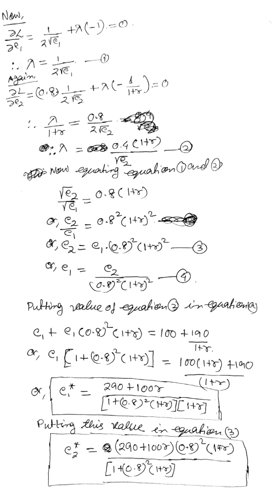 Now, aL. aven +^(-).-0 ae, zvē, :. A = Again, zre, +26-4)=0 zez TE = 0.831 २ es etl 0.8 2163 :. = 80.421) rez equating equali