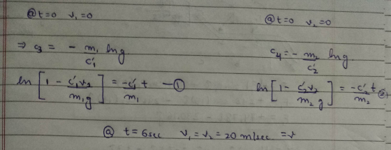 @t-o uzo @t- ow.co + z = - m. ing cy: - m lng. en in sy = -cita en 1-civa 7 = út - meg @ t-orec v = 2 = 20 m/sec =