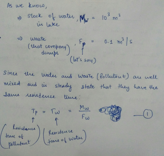 As we kMou, stock ok wati in lake = 10 m waste (that cornpany dum lts sau) sinu the wotu and WeaTe (Rotlutant) au well mted