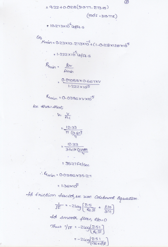 129.22+0.028(310.77-273.15) (100°F 2310.776) - 10.273x10udrtis So, Horin = 0.23x10.273x16+61-0.23) X1 281x165 11222x1óulitis