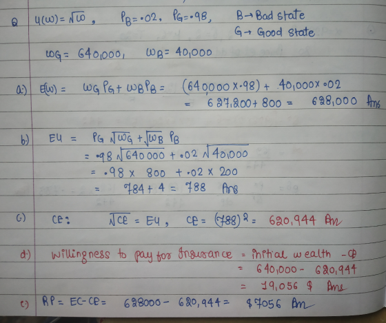 G→ Good State toGE G40000 o 40,000 hrs 63%800+ 800-6881000 8A 640 000 02 451000 = .98 x 800 + ,02 x 200 484 t 4 188 Ang G) Ce