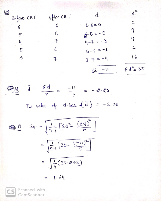 Before CBT After CBT 6-6=0 & ooit 5-8 4-7 = -3 ņ ņ oooooo F 5-6 = ✓ u or it 3-7 = Ed=-11 Ed=35 - lay -2:20 The value of d-bar