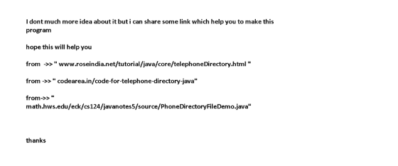 I dont much more idea about it but i can share some link which help you to make this program hope this will help you from -