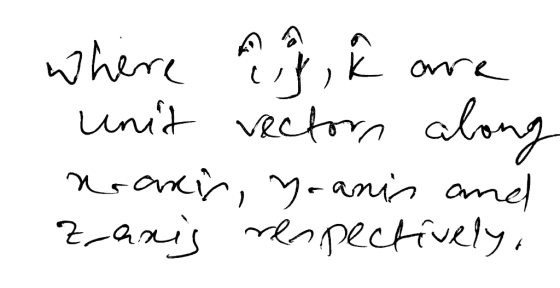 where Aj i are unit vectors along noakin, Yoanis and zranis respectively,