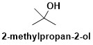 ОН 2-methylpropan-2-ol