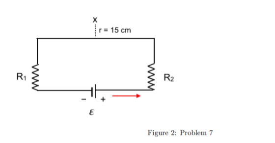 r= 15 cm 10 M Figure 2: Problem 7