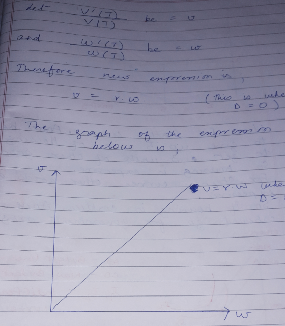 det v lt be = be o and VITO wi(T) - W (T) be a w Therefore new enprension o = = r.o. r. w . (This is whe of the enpremno grap
