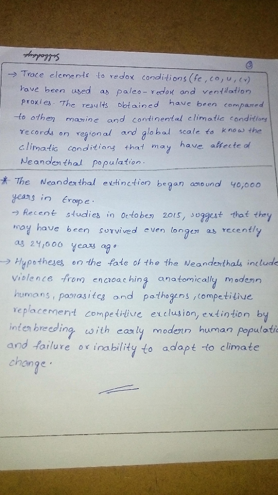 →Trac e elements to YedOX Conditions (fe, co, u, (v) rave been used as paleo-edo and ventidation proxles The results obtained