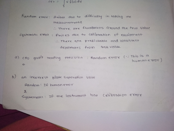 andom emoy er Anseo u to measurementS difficauuty in taring the in There awe fuictittons awund the hruu Value systematte emor
