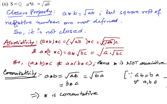(ii) S=Q a*b =Jab ㄙ