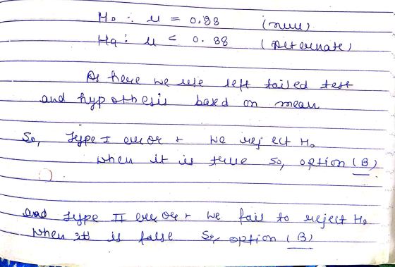 Hot لوے 0,98 inuu (peternate Ha! u O. 88 and hyp As here wewe left failed test besis based meru oth mm Se Type I enor We rei