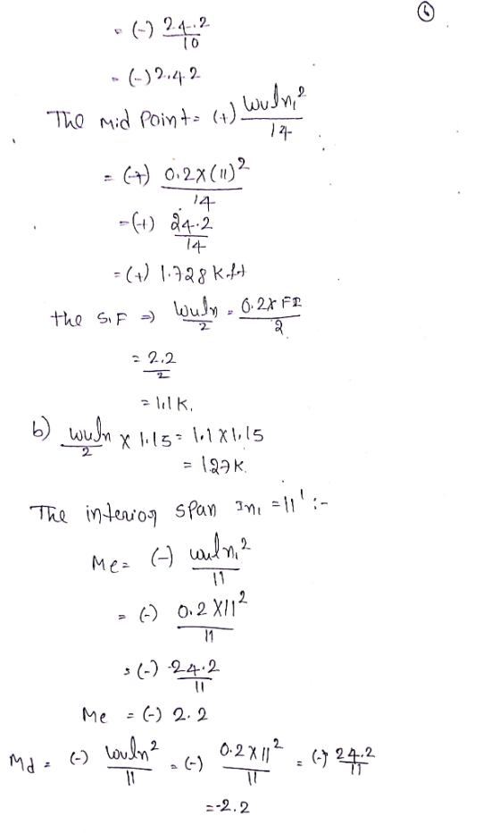 10 • (-3242 - (-)2.4.2 . The mid Point= (+) Walne 14 14 = 67) 0,28 (1)2 -ft) 042 = () 1.728 KW the six a) Wuly - 0.25 F2 .2.2