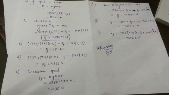 A) Speed CrnJtant 1-5T 150 4.3-N 36SN B) M- 157 576 (3.6) b), ( (03)1163 ( -9419. 8 N F 1463 , 3구2.53 N = 9 ) (o 23)- 13 2 =