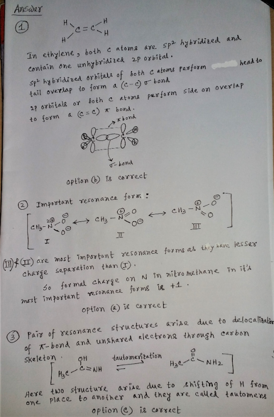 Answer In ethylene, both c atoms are spa hybridized and contain one unhybridized ap orbital. sp2 hybridized orbitals of both