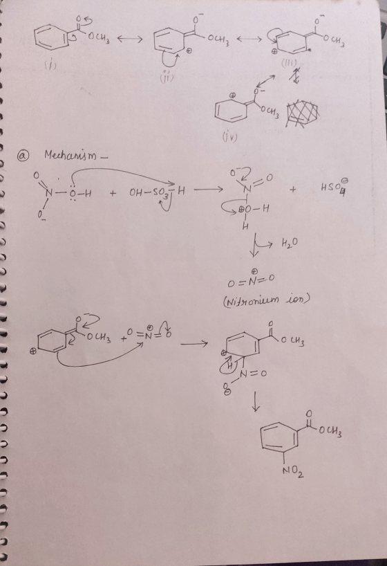 X2 -OCH, 3 @ 0 Mechanism- . N-0-H & OH-SOTH - N . Oo + 4500 GOOTH s H₂O O -H O=N=0 21 (Nitronium ion) q7 Not emo HOMEO No Loc