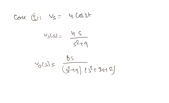 Cose ® i Vs = 4 cosst v54), чS 529 85 youts (Geta) (3²+8s+2)