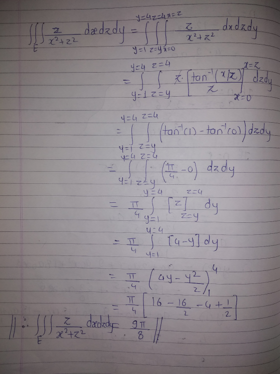 リニ4224=2 ædady = ( 72 72 dxdzdy x²+22 Y = 1 = y n=0 y=42=4 9-12=4 17. y=42=4 (tan) -ton.co) dzdy y = 7 Z-y 4 4 2=4 (-o) dzdy