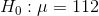 HOM= 112