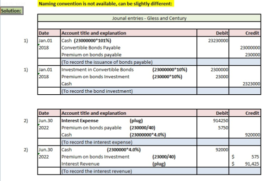 Naming convention is not available, can be slightly different: Solution: Jounal entries - Gless and Century Credit Date Jan.0
