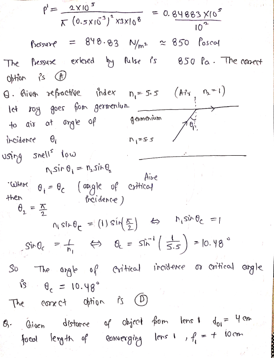 pa 2X105 á (0.5x16%)* x3x108 0.84883X10 10? 848.83 850 Poscop 850 Pa. The consect n=5.5 (Air ņ21) Pressure N/m² Pressure exte