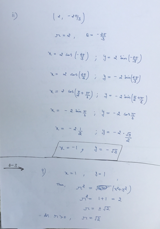 N = cas (es) ; ya d sin (-25) x= a cos (45) ; y = - 2 Seinle T) m=cos (3+)y- 2 sin (5+) x = - 2 sin I ; Y = -2 cost *Ende ; 4