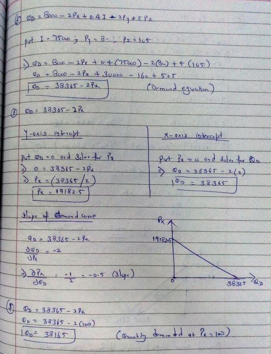 10=8000 - 28x + 0.4I apyt5P2 Test I - 7500g Py = 8 P2 = 105 o > Bow – 2Px+0.4 (560) - 280) + s (ius) - Bove - 2Px + 3uuro - 1