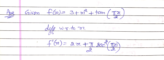 Ane Given fo) = 3+or+tom TR dify war-ton f600) =qrt I Sector 2 go to see For