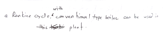 a panbine cy Je.con ventanal type boiler can be use)