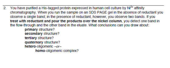 You have purified a His-tagged protein expressed i