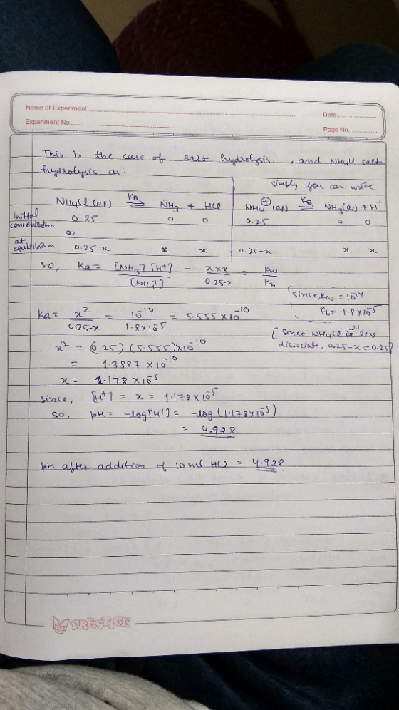 Name of Experiment Experiment No Page No... e Case ス, x ー 0.25z 1.8x10 int dissociat, a,25-2《 仁0.2 13881-X-10 in 104
