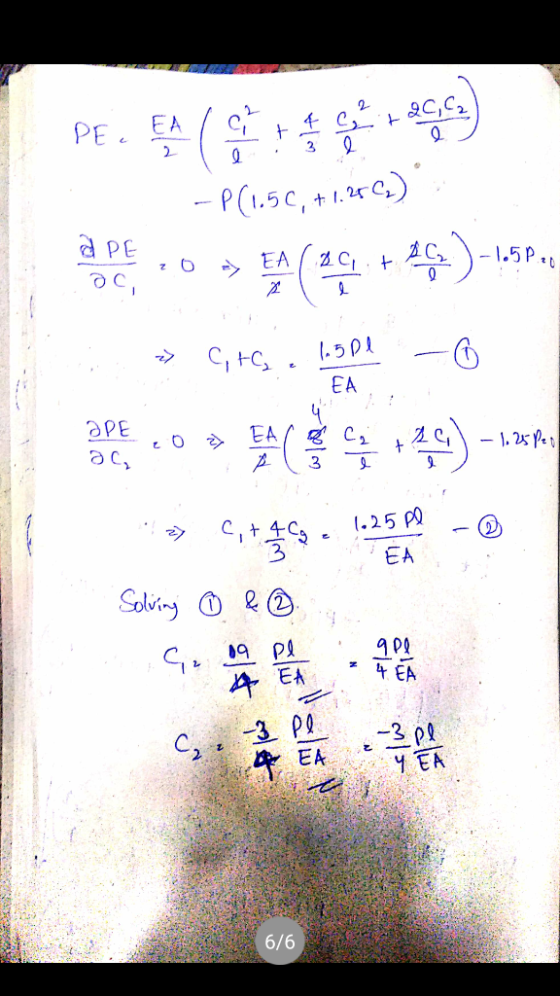 20 | - P(1.5C +1.) . > 은 ) 5 E teel 6 1 Set to * ( 볼 뜻 +) Solving ② & ③ 의 6/6