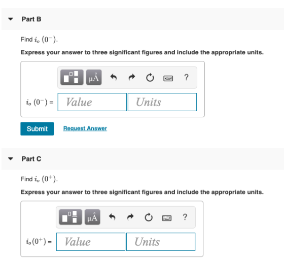 Part B Find 2, (0-). Express your answer to three significant figures and include the appropriate units. H ? i. (0-) = Value