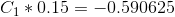 C_1*0.15=-0.590625