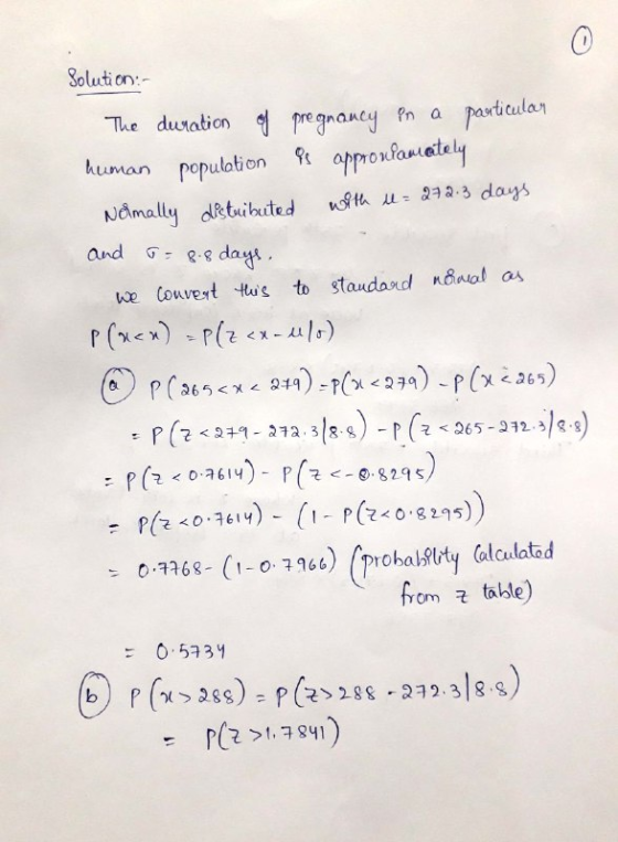 0 Soluti on duration 언 pregnancy ma rartitulan and da P (2 +1- 212.38 s) 265-2 0.776 8-(1-07966) (Probasurty Colculatad form