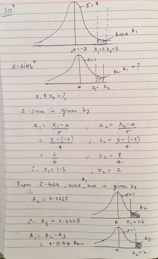 Але я в, M=- 3X=3x₂ = 5 z-disth An A, 52 o 2, 22 z - scone is given by z = x,-M 22=X₂-M 2, = 5- (-1) 4 4 .22 = 8 o. 2, -1.5 ;