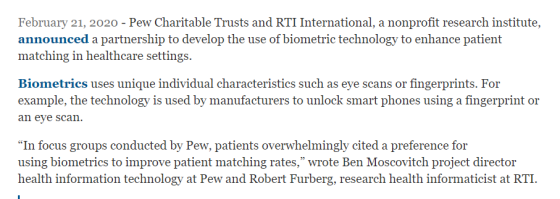 February 21, 2020 - Pew Charitable Trusts and RTI International, a nonprofit research institute, announced a partnership to d