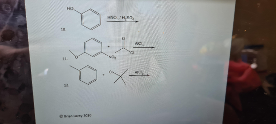 Но, HNO3 / H2SO4 10 ΑΙΟΙ, CI 11. NO2 CI AICI X- 12. © Brian Lavey 2020