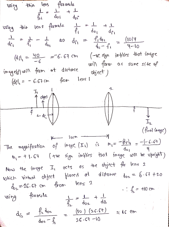 + +1 using this fi dol using this lens formula ㅗ ㅗ I for dol doi lens formula de ㅗ fidon (1014 din doi doi-fi 4-10 (dili 40 =