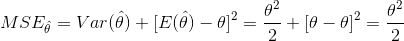 e2 e2 ĮE(9)-ตุใーー 旧ー012 = MSE0 = Var@)