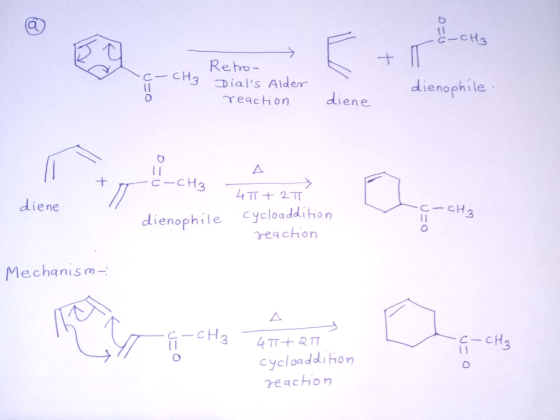 CH3 Reto- dienophile 0 reacHion diene 6 diene dienophile cycloadito eachor 3 Mechanism- cycloaddi hon