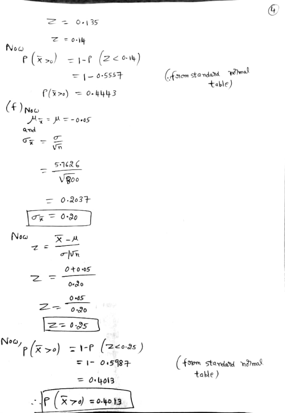 Zz0.135 Now fnom standard mal table) =1- 0.5557 o.4443 (fNc and Vn 5.1626 goo 0.2037 O-20 Nocw 0to.05 Z- O20 0-95 Noo >) = 1-