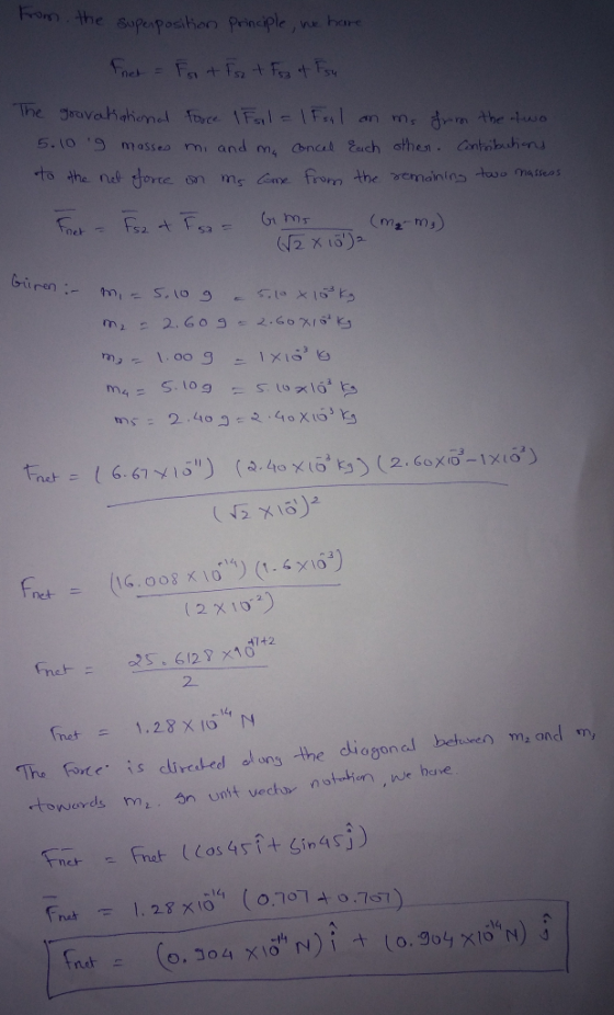 Dace Cma- my) Giren net 2 X 10 11+2 2 is dlivebed d ons the diogonal beuen ma and sn) The o 1, 28 X10s (0,707 + Frah 0.757 て
