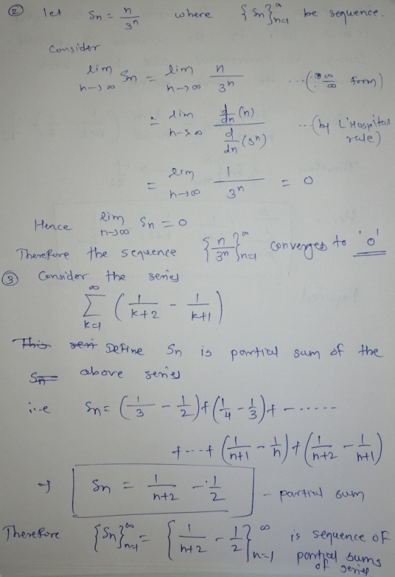 ② let Sn = n where {n}n be sequence. nen 37 consider lim so- lim n-)o no n o na 3 on ...( ... (30 form) to form) dim h-zo LH