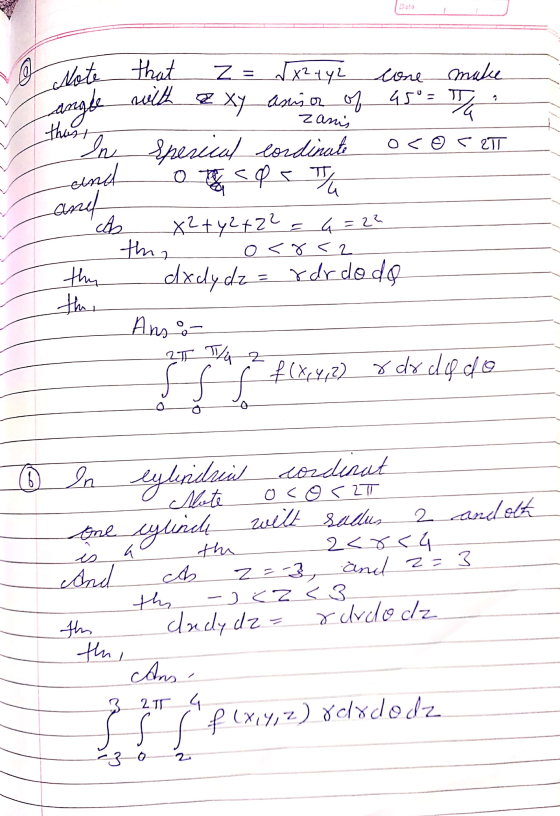 (क Note Z Lx24ч. 7 angle zanis that cone make with any anisor of 450 = 7 thas In Spesial tordinate oco CRT ind o the car tu c
