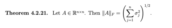 Theorem 4.2.21. Let A e Rnxn. Then ||A|