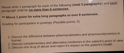 Please write 1 paragraph for each of the following (total 3 paragraphs) and each paragraph shall be no more than 6 sentences.