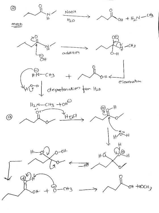 O Naolt لم mech CH? addition C FN-CH3 إن | elemination THE deprotonations from H2O N CIF3 Folk *OS HtC ا Hd 7 رقم کلر (ای CH3