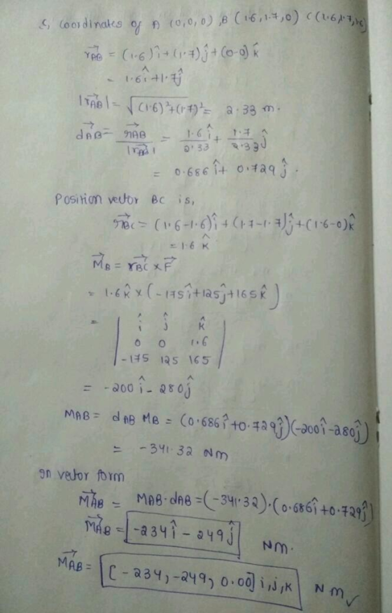 Posiion veutor Bc is, -145 145 165 an veuor form МАв~ M08.de -G341, 33).(o-6861 +04าหุ้